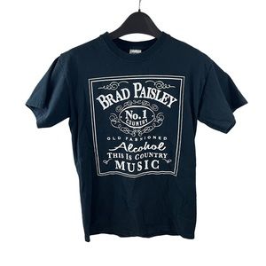 Brad Paisley Shirt Small Black This Is Country Alcohol Best Times Won’t Remember